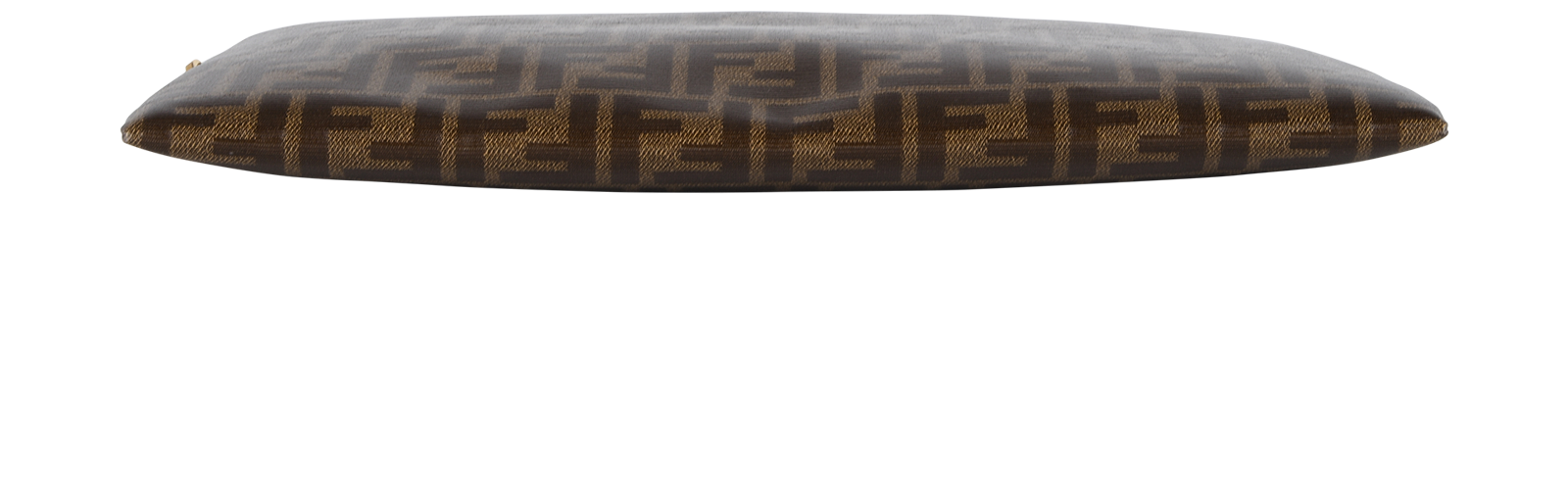 Fendi Large FF Flat Pouch, &pound;410, Accessories, Brown, Canvas, Top view